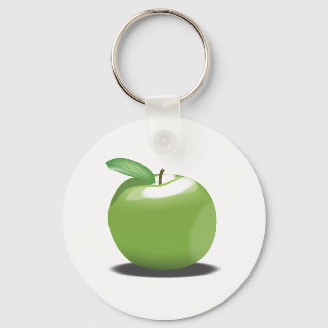 Llavero Apple verde (Anverso)