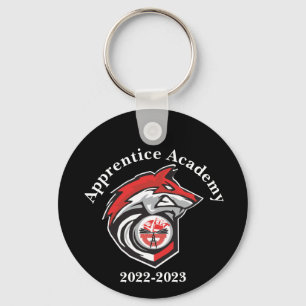 Llavero Apprentice Academy Red Wolf Personalized Round
