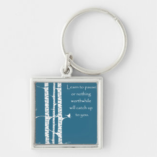 Llavero Aprenda detenerse brevemente