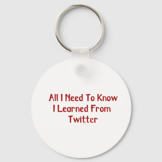Llavero Aprendí De Twitter Keychain