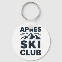 Apres Ski Club Logotipo De Montaña - Invierno Homb