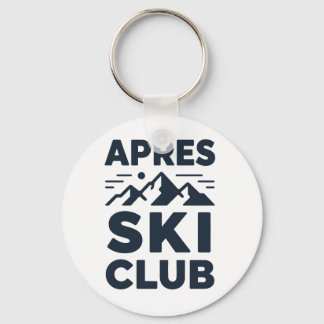 Llavero Apres Ski Club Logotipo De Montaña - Invierno Homb