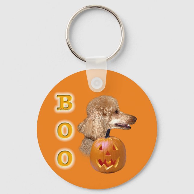 Llavero Apricot Coated Poodle Boo (Anverso)