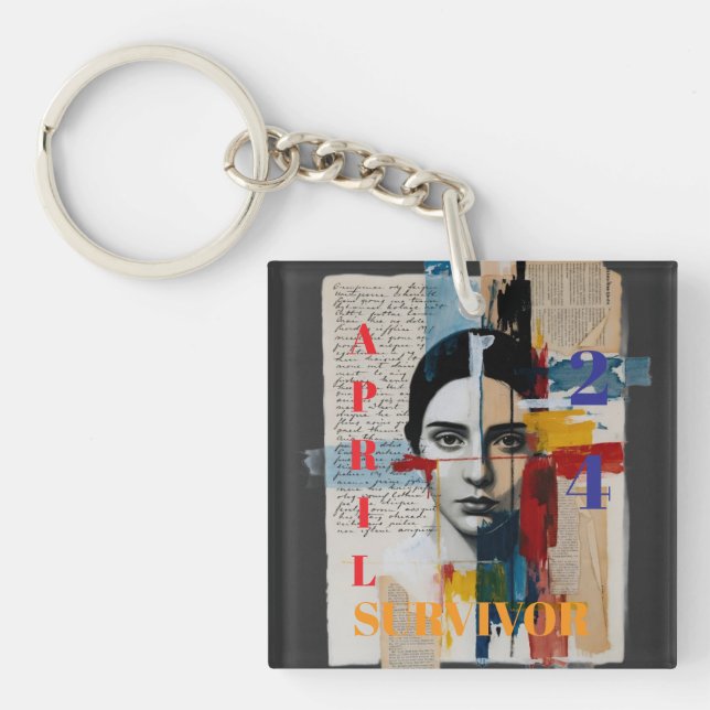 Llavero April 24 Survivor Keychain (Frente)
