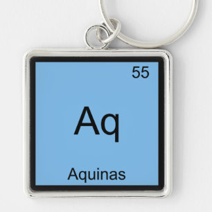 Llavero Aq - Aquinas Elemento Divertido de Química Camiset
