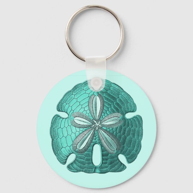 Llavero Aqua Sand Dollar (Anverso)
