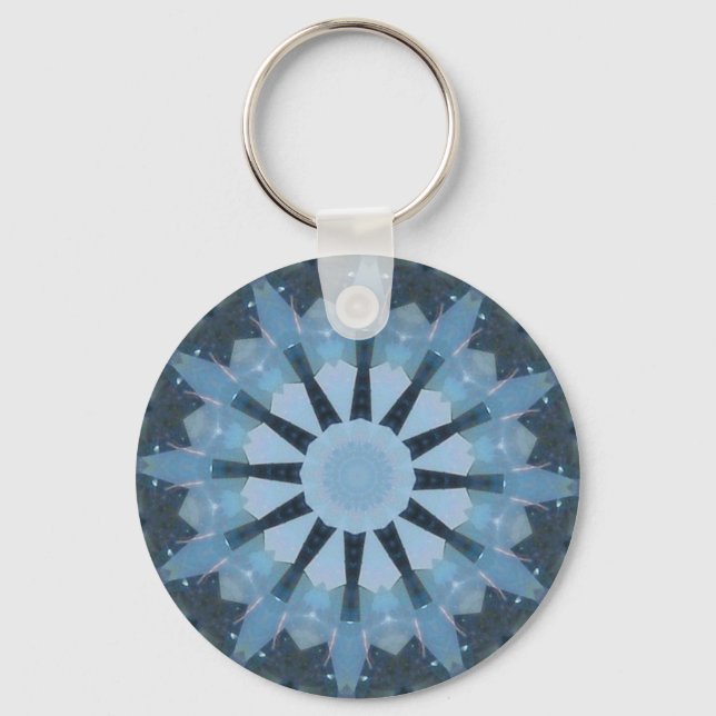 Llavero Aquamarine Kaleidoscope (Anverso)