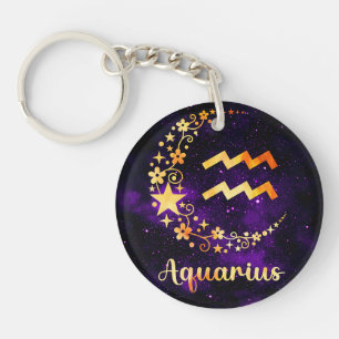 Llavero Aquarius Amulet - La cadena clave cósmica