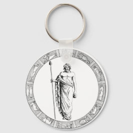 Llavero Aquarius Zodiac Keychain