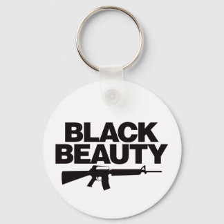 Llavero AR de belleza negra - negro