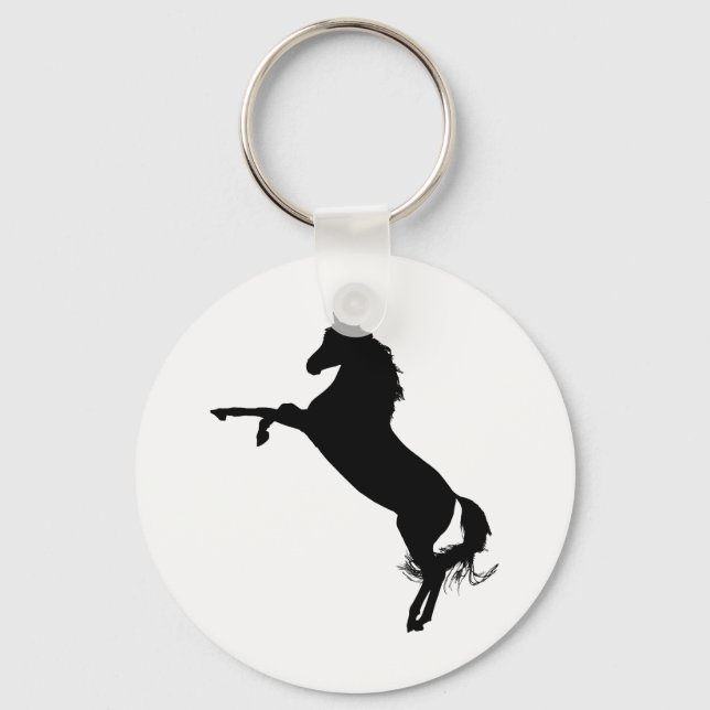Llavero Arabian Horse Silhouette (Anverso)