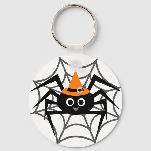 Llavero Araña de Halloween con camisetas y regalos web (Anverso)