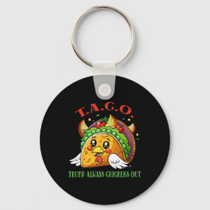 Llavero Aranceles Divertidos Meme Sarcástico Taco Trump Si