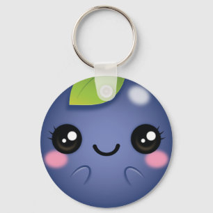 Llavero Arándano de Kawaii