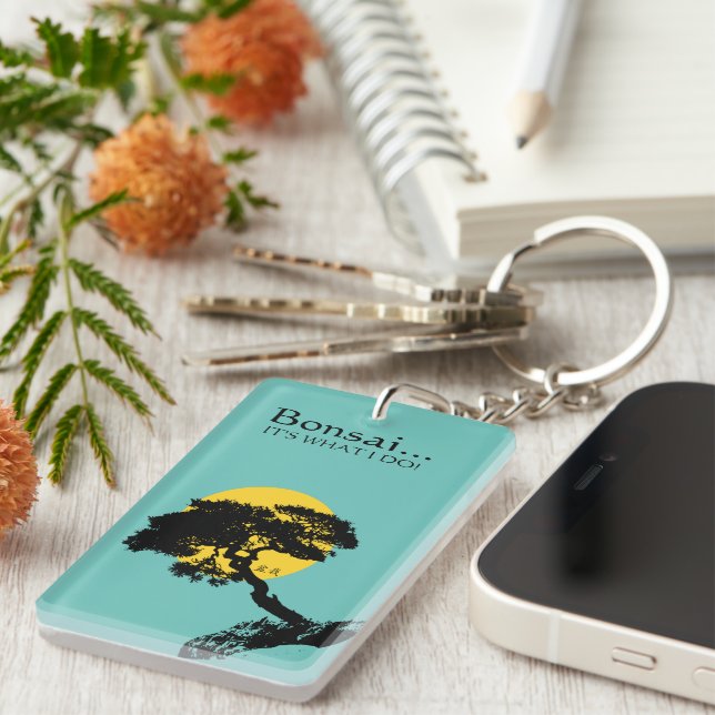 Llavero Árbol Bonsai  (Frente Derecha)