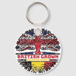 Llavero Árbol británico belga del Reino Unido