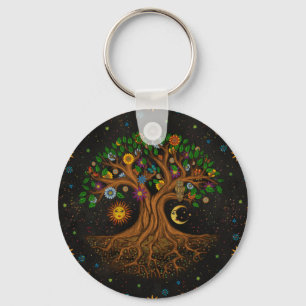 Llavero Árbol caprichoso de la vida - Yggdrasil