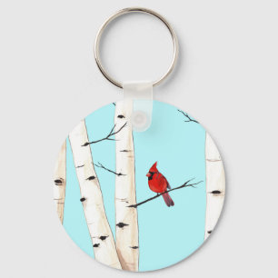 Llavero Árbol cardinal Birch