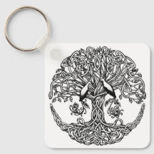 árbol celta de cadena de claves