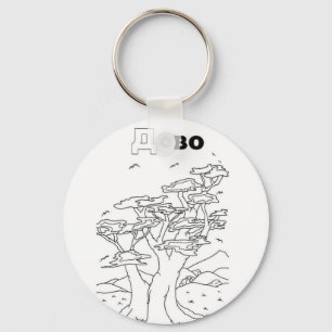 Llavero árbol cirílico serbio