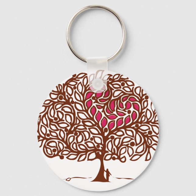 Llavero Árbol de amor (Anverso)