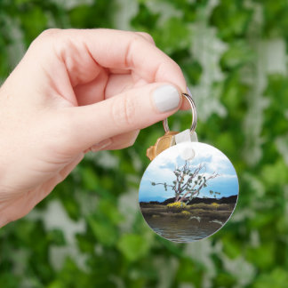 Llavero Árbol de Dinero Con Billetes de Dólar