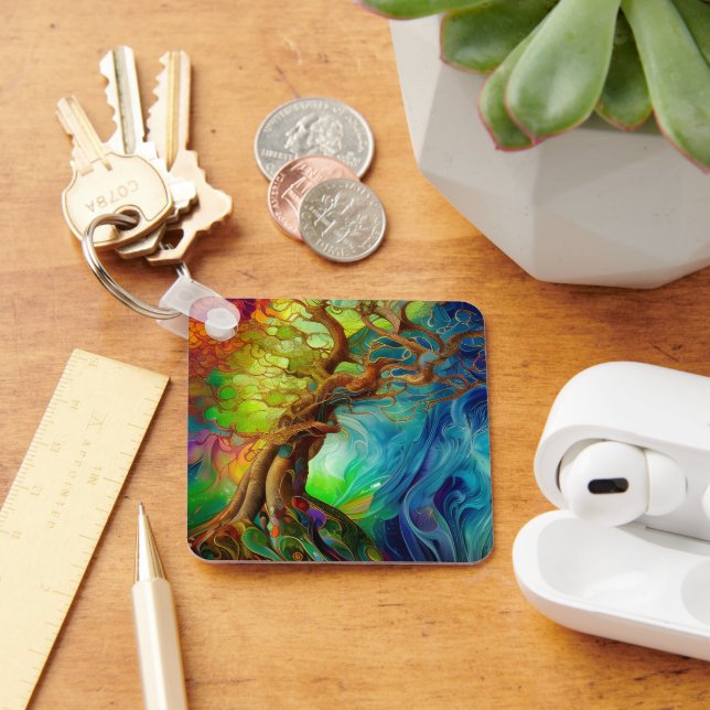 Llavero Árbol de guijarros (Escritorio )