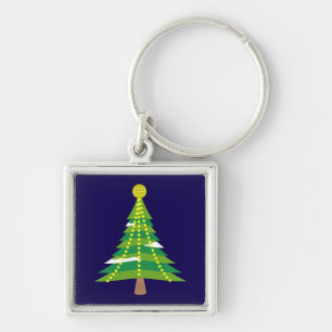 Llavero Árbol de invierno navidades con luces-15044