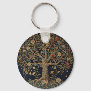 Llavero Árbol de la Vida de William Morris Vintage Pre-Raf