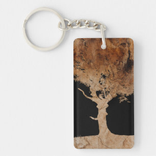 Llavero Árbol de madera