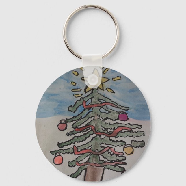 Llavero Árbol de Navidad (Anverso)