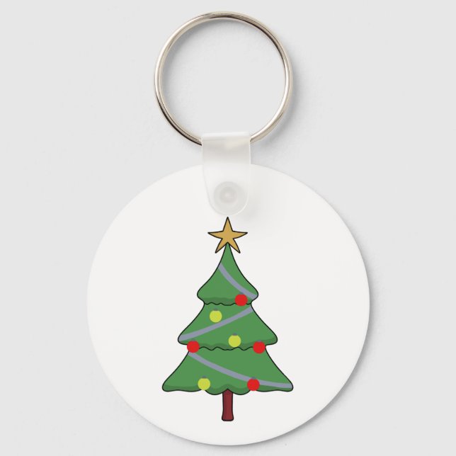 Llavero Árbol de Navidad Adorable (Anverso)