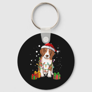 Llavero Árbol de Navidad Beagle Dog enciende Santa Dog Xma