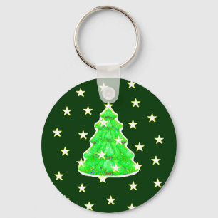 Llavero Árbol de Navidad con estrellas jGibney El Zazzl de