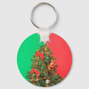 Llavero árbol de navidad de bloques de colores