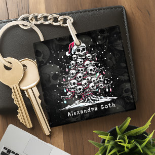 Llavero Árbol de Navidad de cráneo Pijama Esqueleto Sombre