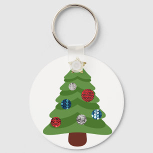 Llavero árbol de navidad de emoji