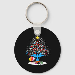 Llavero Árbol de Navidad de Herramientas Médicas Enfermera