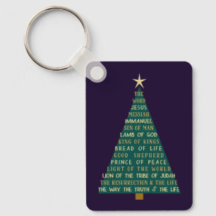 Llavero Árbol de Navidad de los Nombres de Jesús