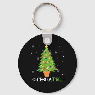 Llavero Árbol de Navidad de Podología Podólogo Médico del