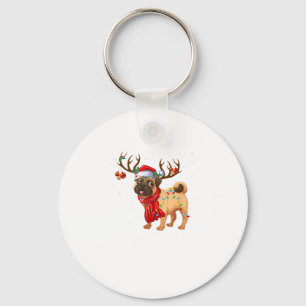 Llavero Árbol de Navidad de Santa Pitbull Luz Pajama mamáe
