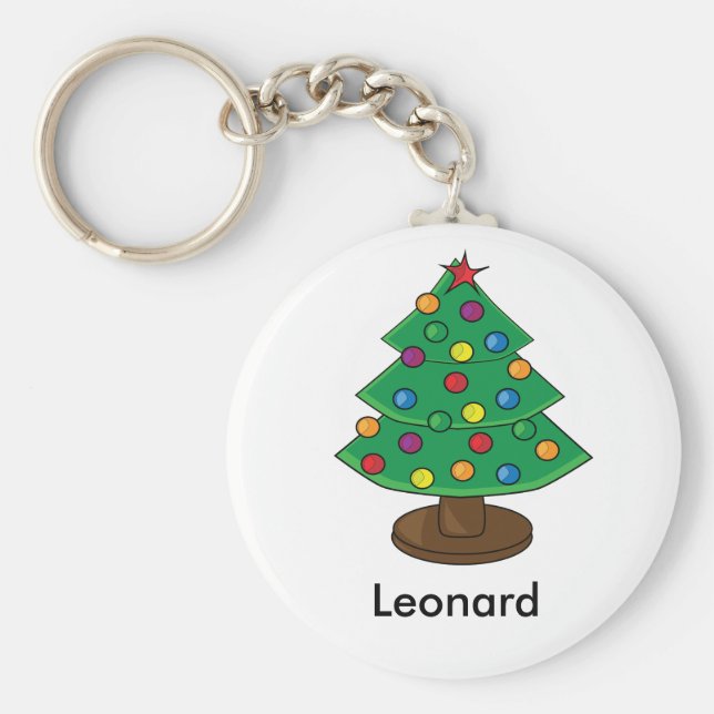 Llavero Árbol de Navidad de tres niveles (Frente)