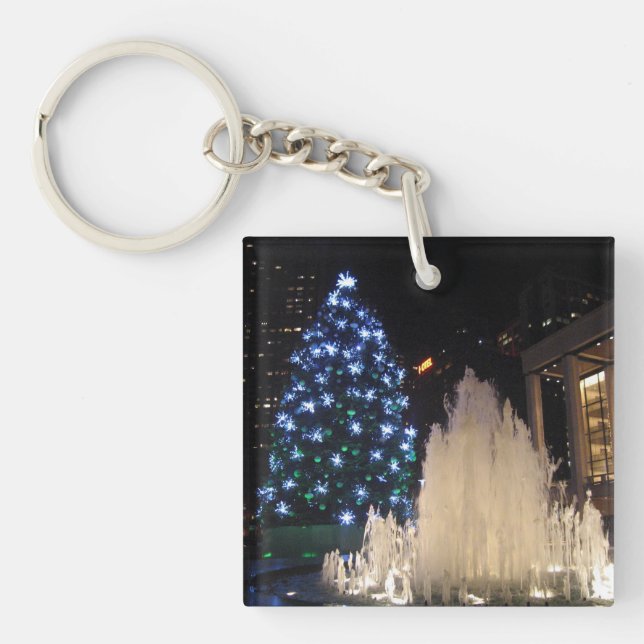 Llavero Árbol de Navidad del Lincoln Center - cadena de cl (Frente)