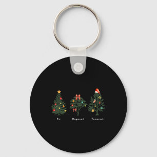 Llavero Árbol de Navidad Divertido Anti Trump Mensaje Ocul