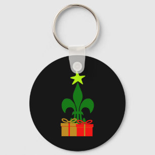 Llavero Árbol de Navidad divertido de Luisiana Cajún Nueva