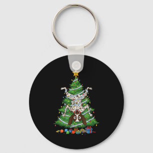 Llavero Árbol de Navidad divertido del perro inter Pointer