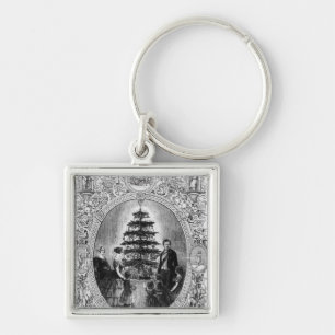 Llavero Árbol de navidad en el castillo de Windsor, 1848