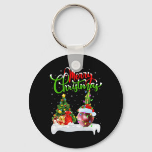 Llavero Árbol de navidad enciende cebolla vegetal de Santa