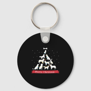 Llavero Árbol de Navidad Golden Retriever