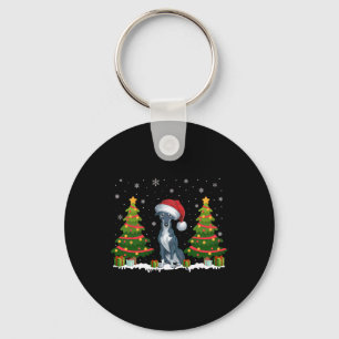 Llavero Árbol de navidad ilumina a los Navidades Greyhound